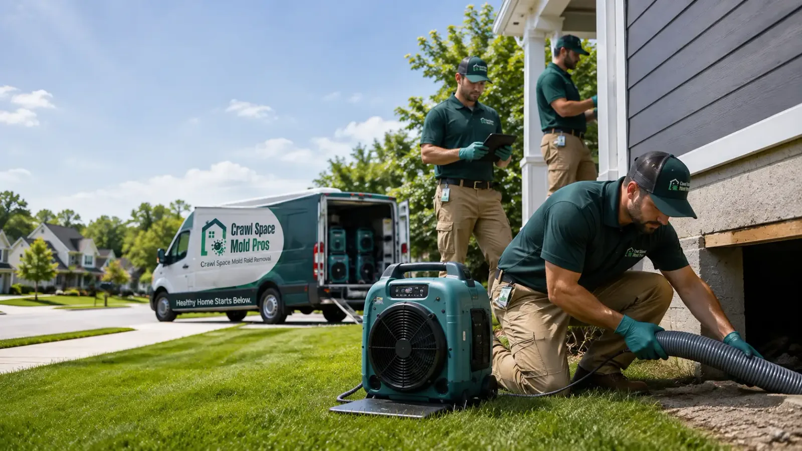 Crawl Space Mold Removal in Lockport, LA